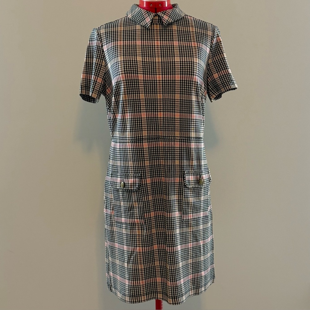 LOFT Houndstooth Dress NWT